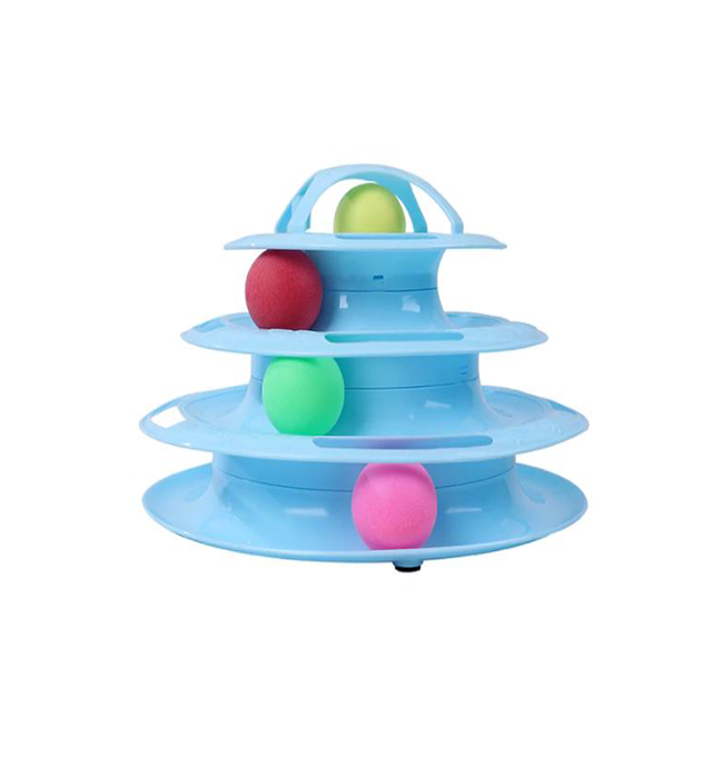 Cat 4-tier Interactive Roller Toy