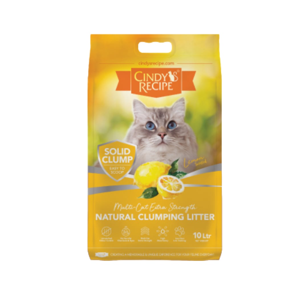 Cindy's Recipe Bentonite Cat Litter Lemon 10L – Pet Culture PH
