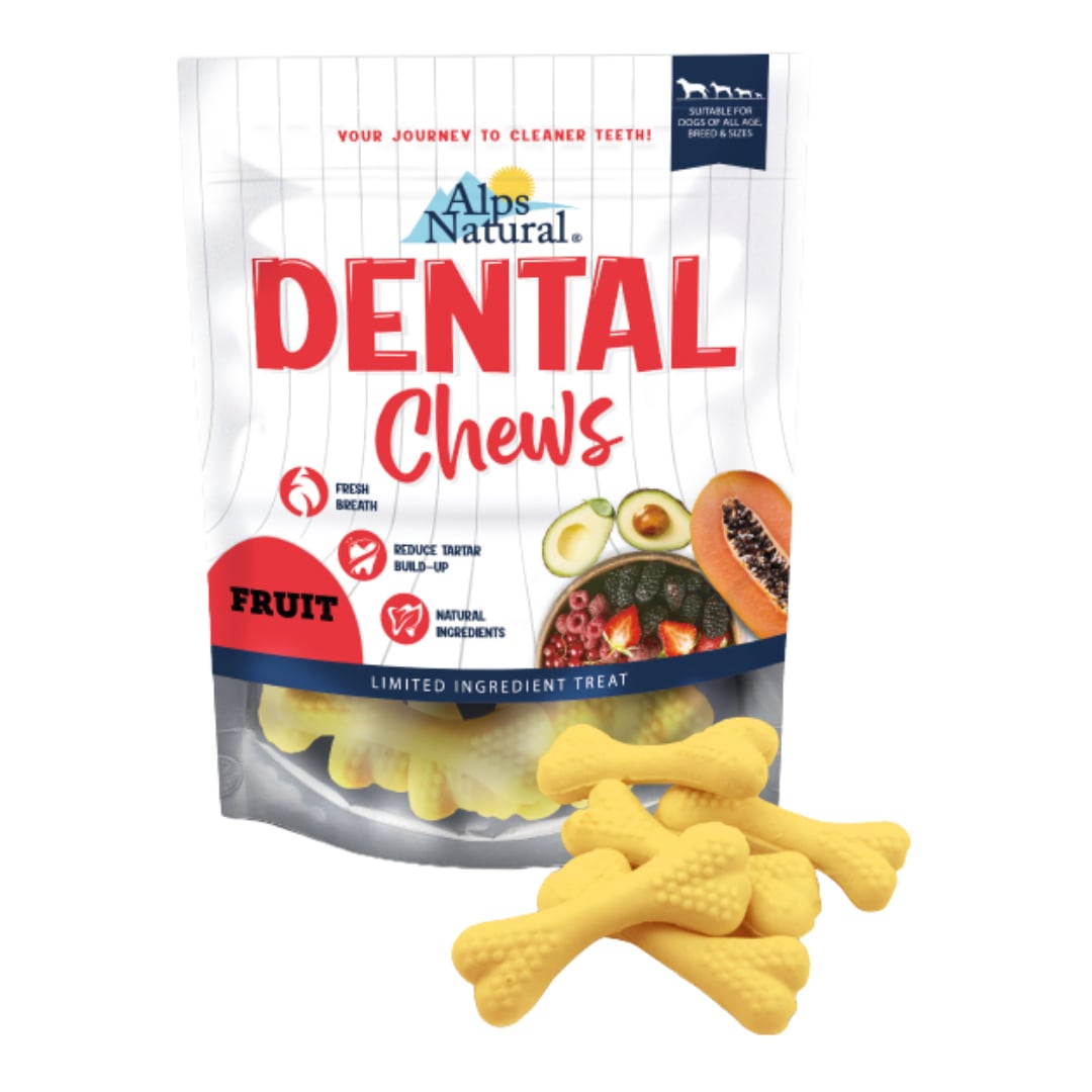 Alps Natural Dental Chew Papaya Whishbone 150g