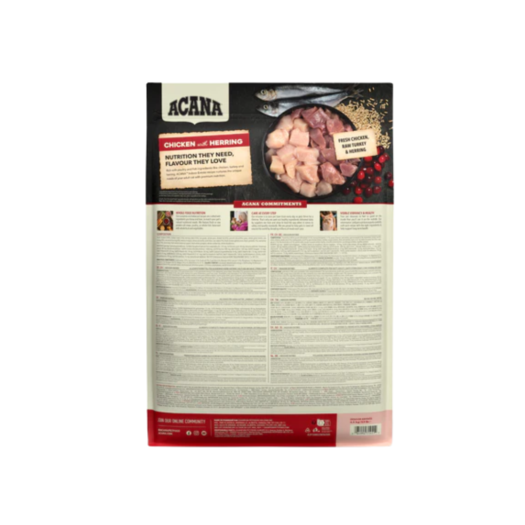 Acana Adult Indoor Entrée Dry Cat Food 1.8kg