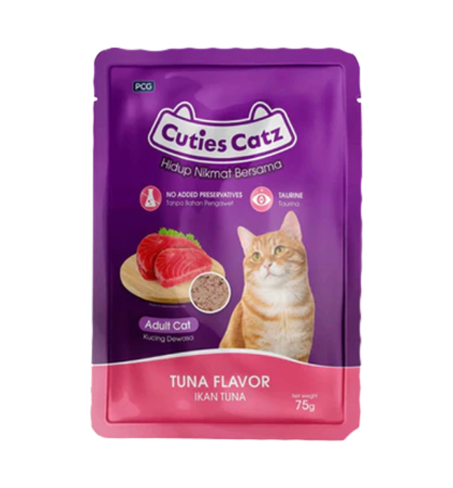 Cuties Catz Pouch Adult Tuna 75g