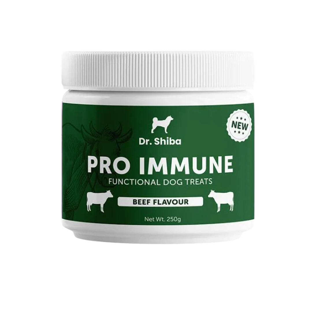 Dr. Shiba Pro Immune Functional Dog Treats Beef Flavour 250g