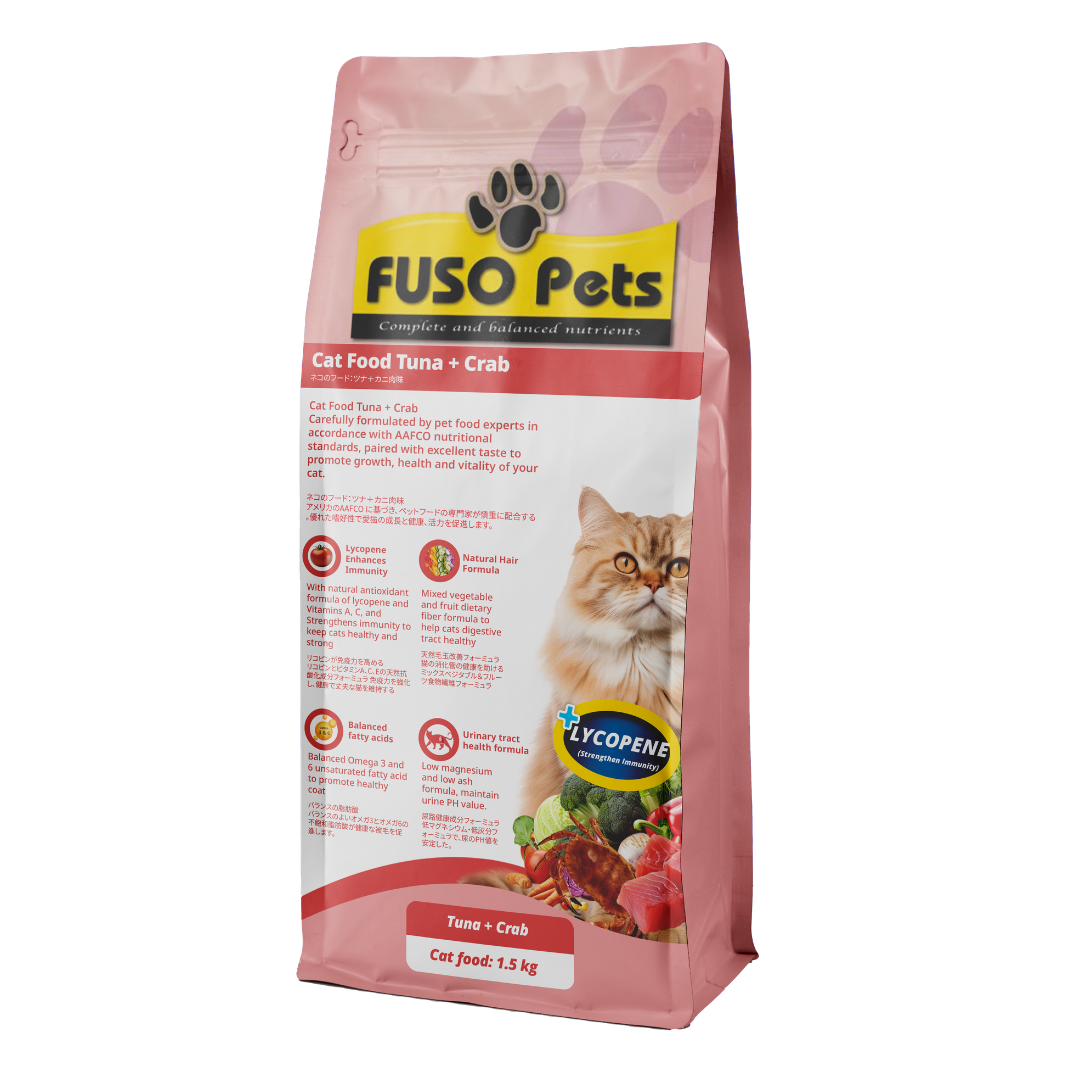 FUSO PETS CAT TUNA+CRAB MEAT 1.5KG