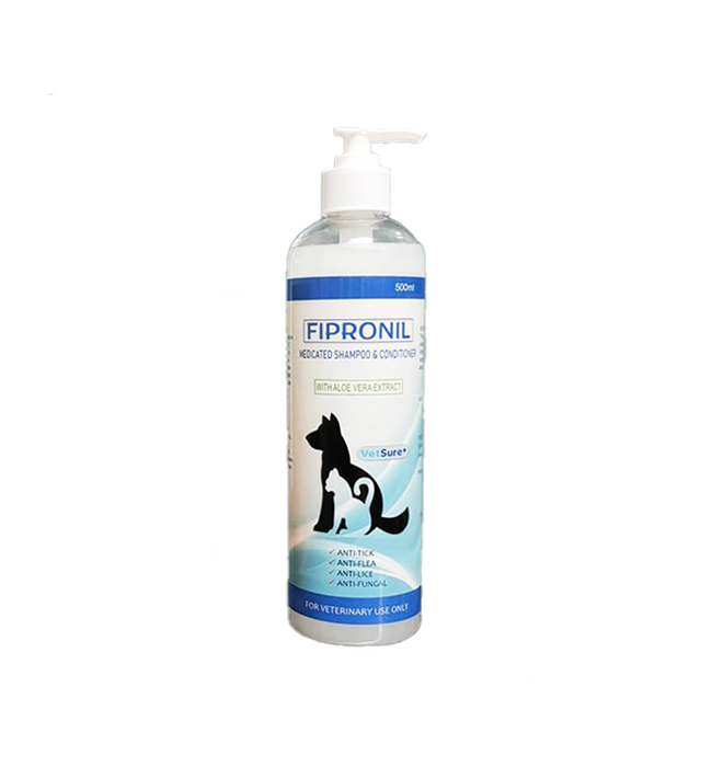 VetSure+ Fipronil Medicated Shampoo & Conditioner 500ml