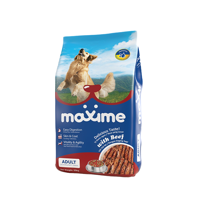 Maxime Dry Dog Food Adult Beef Flavor