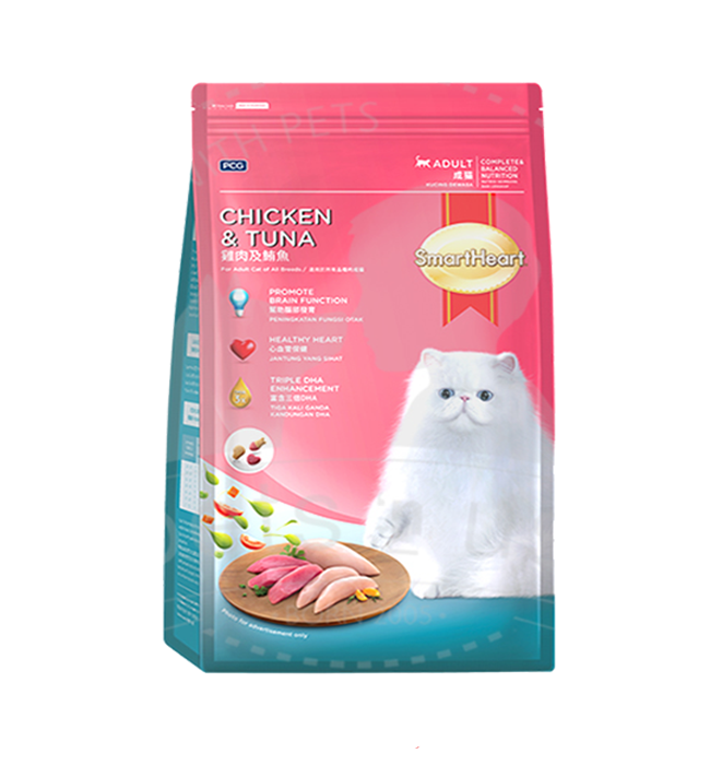 Smartheart Cat Adult Chicken & Tuna Dry Food 7kg