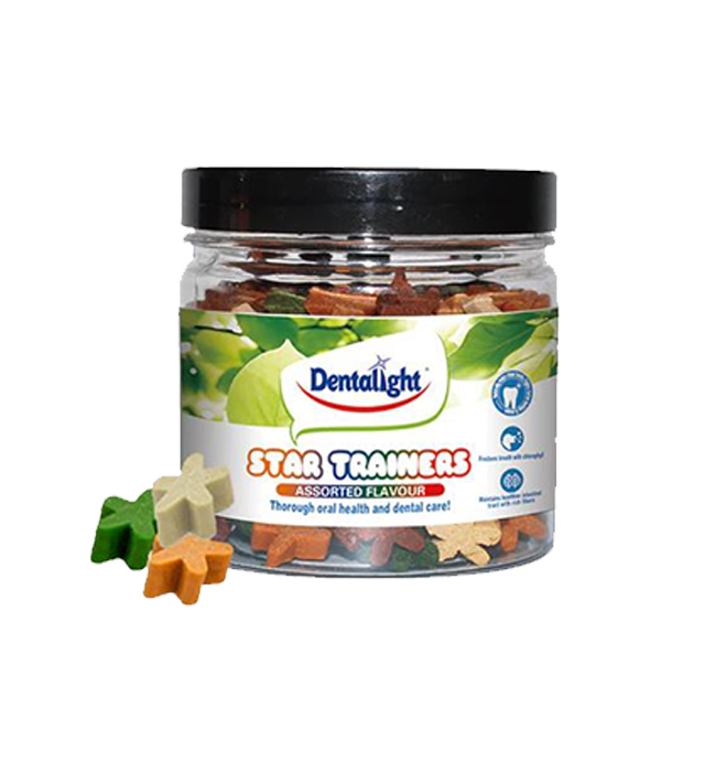 Dentalight Dental Star Dog Treats Assorted Flavour 150g