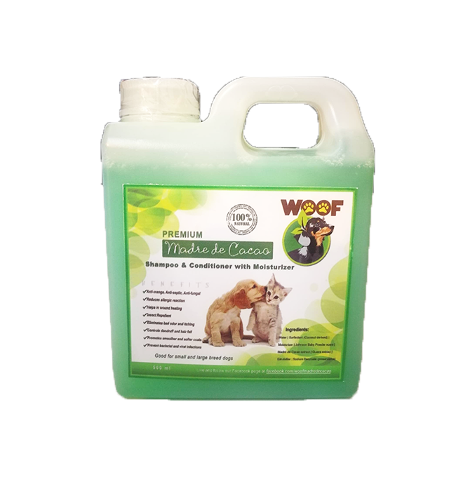 Woof Premium Madre De Cacao Shampoo & Conditioner With Moisturizer