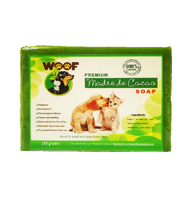 Woof Premium Madre De Cacao Soap 100g Pet Culture PH