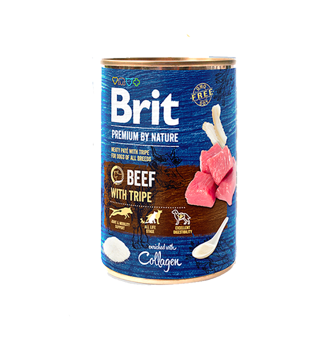 Brit Premium By Nature Beef w/ Tripe 400g