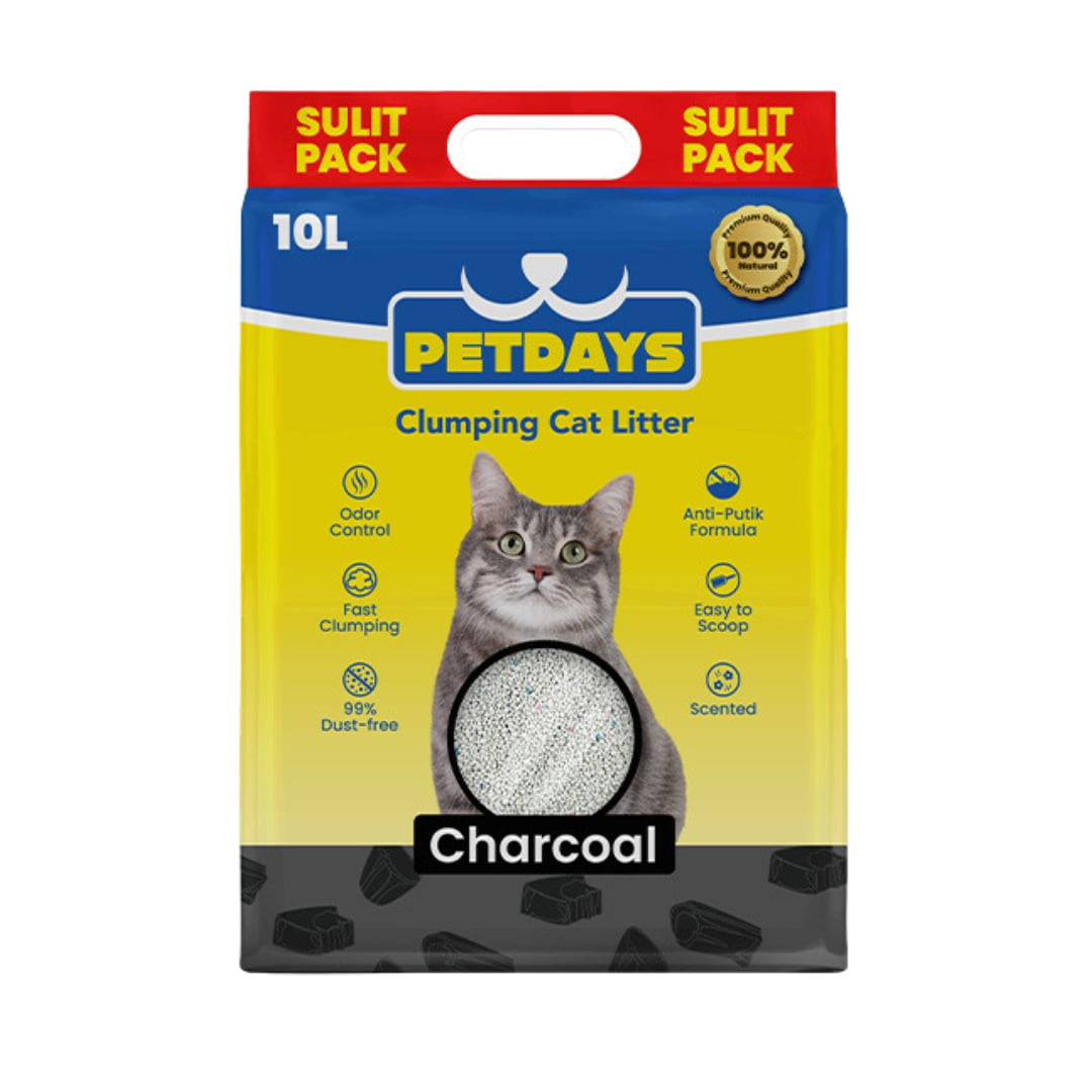 Petdays Cat Litter Charcoal 10L