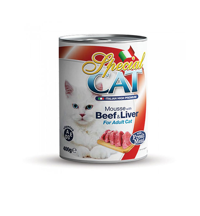 Special Cat Can Adult Beef & Liver Wet Food 400g