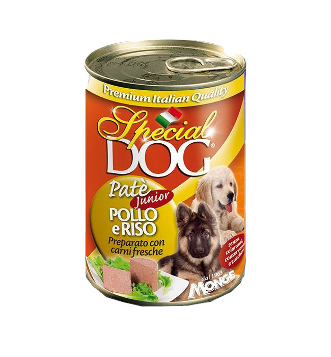 Special Dog Can Jr. Chicken & Rice Wet Food 400g