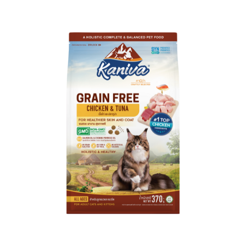 KANIVA Grain‑Free Formula Chicken & Tuna Flavour 370 g