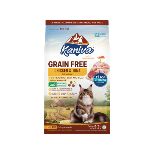 KANIVA Grain Free Formula Chicken and Tuna Flavour 1.3kg