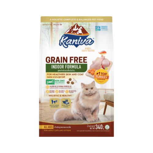 KANIVA Grain Free Formula for Indoor Cat 340g