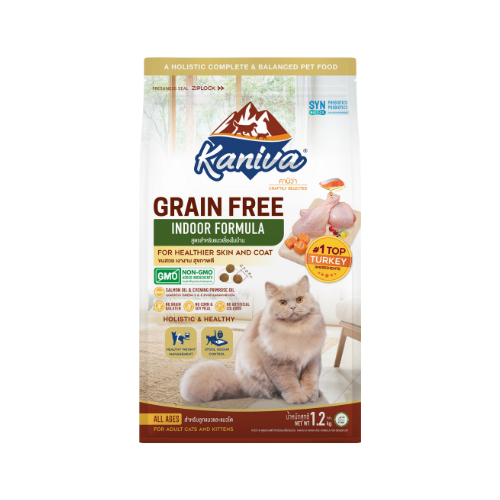 KANIVA Grain Free Formula for Indoor Cat 1.2kg