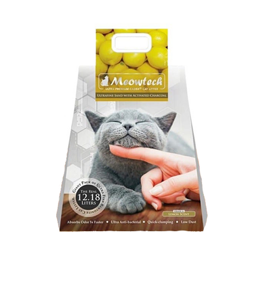 Meowtech Ultra Premium Cat Litter  Lemon 12.18L