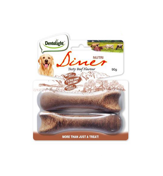 Dentalight Nutri Diner Beef Dog Treats 90g