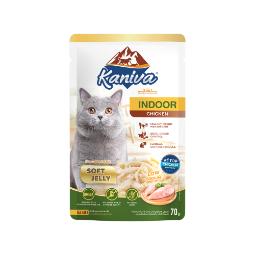 KANIVA Indoor Cat Food Chicken in Jelly 70g