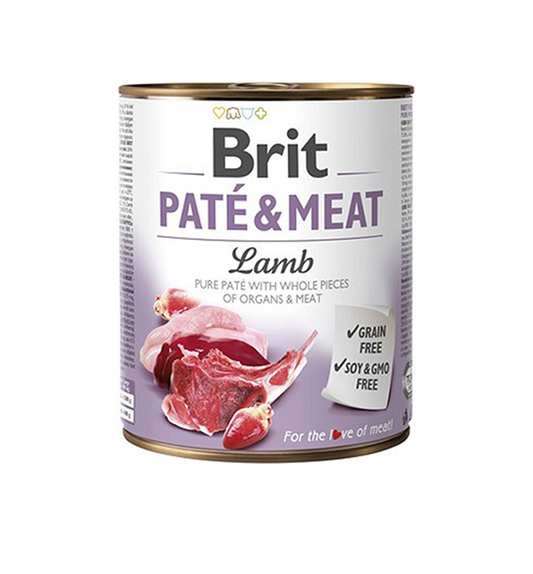 Brit Pate & Meat Lamb 800g