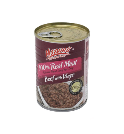 Maxwell Real Meat Dog Canned Wet Food 375g