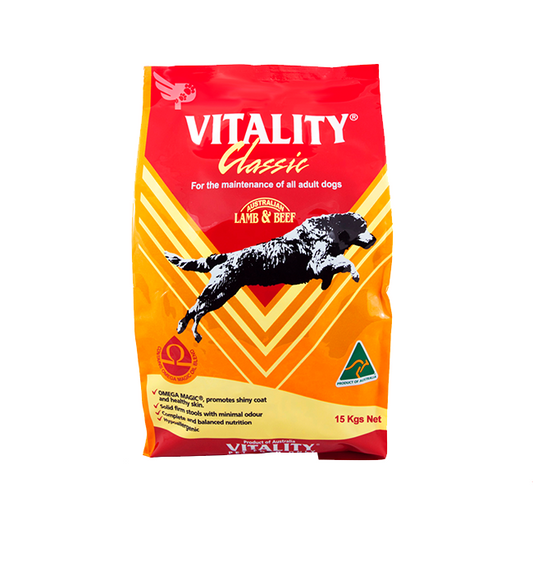Vitality Classic Lamb and Beef 15kg
