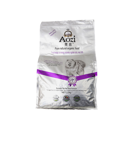 AOZI Organic Puppy Silver Beef+Egg & Spinach 2.5kg