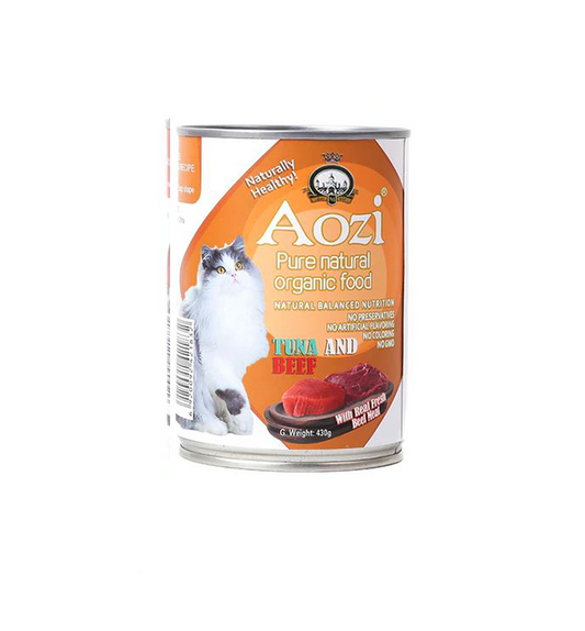 Aozi Cat Can Wet Food Tuna & Beef 430g