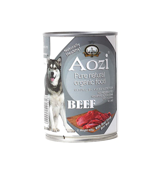 Aozi Can Dog Wet Food Beef 430g