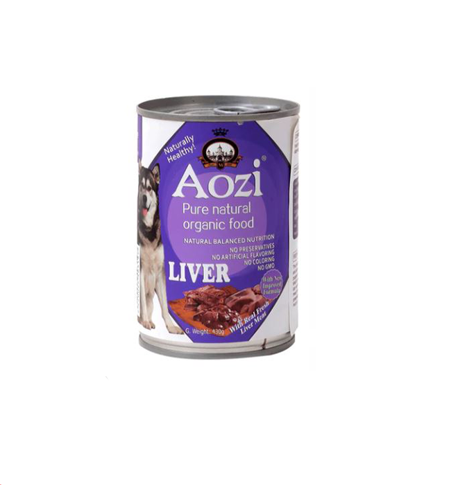 Aozi Can Dog Wet Food Liver 430g