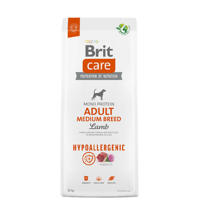 Brit Care Adult Medium Breed Hypoallergenic Lamb and Rice