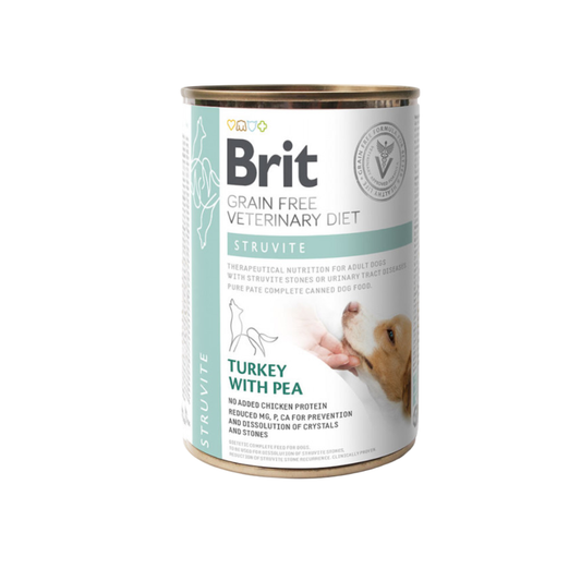 Brit Grain-Free Veterinary Diet Struvite Turkey with Pea 400g Dog Wet Food