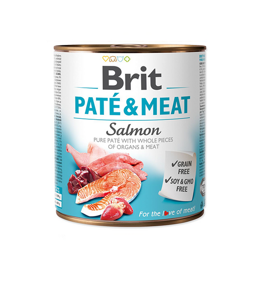 Brit Pate & Meat Salmon 800g