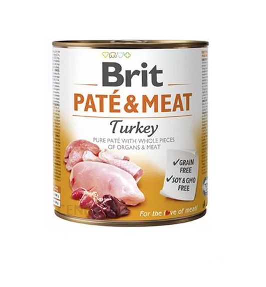 Brit Pate & Meat Turkey 800g