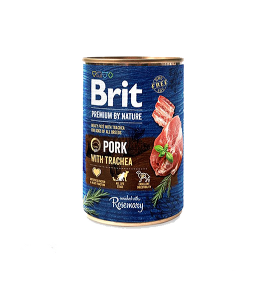 Brit Premium By Nature Pork w/ Trachea 400g