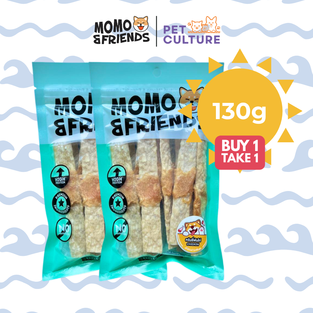 Momo & Friends Rawhide Collagen Sticks with Chicken 130g B1T1