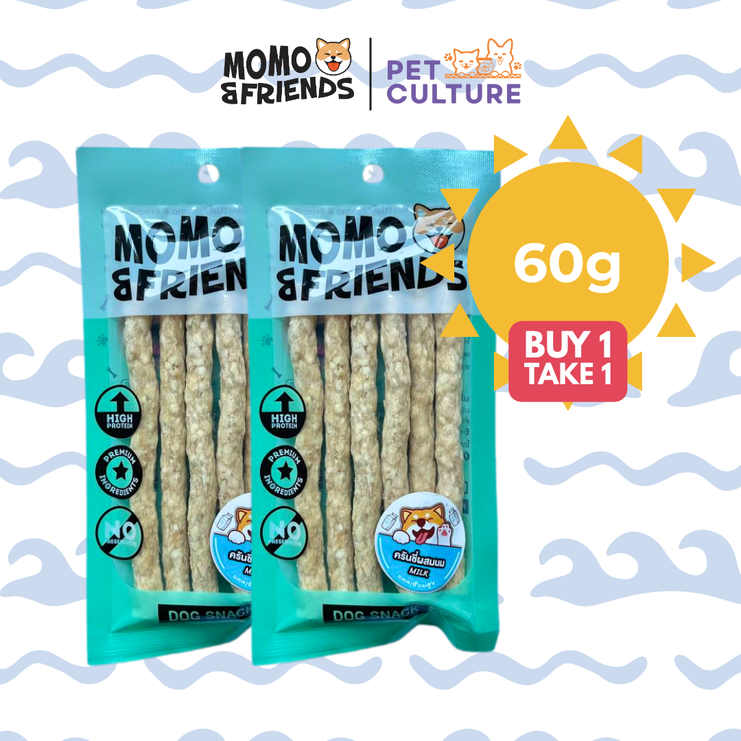 Momo & Friends Rawhide Milk Stick 60g B1T1