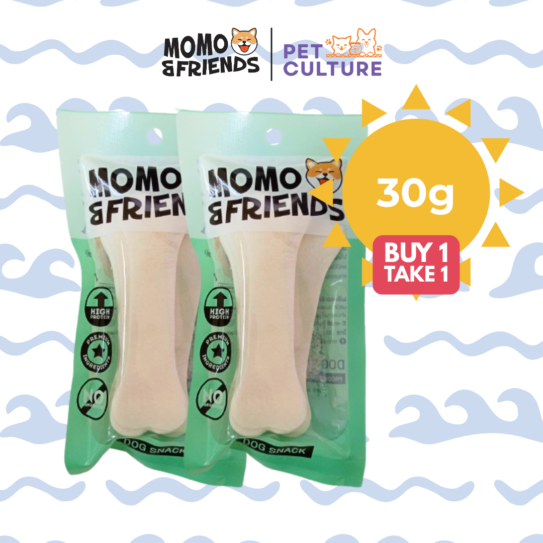 Momo & Friends 4-inch Flat Bone 30g B1T1
