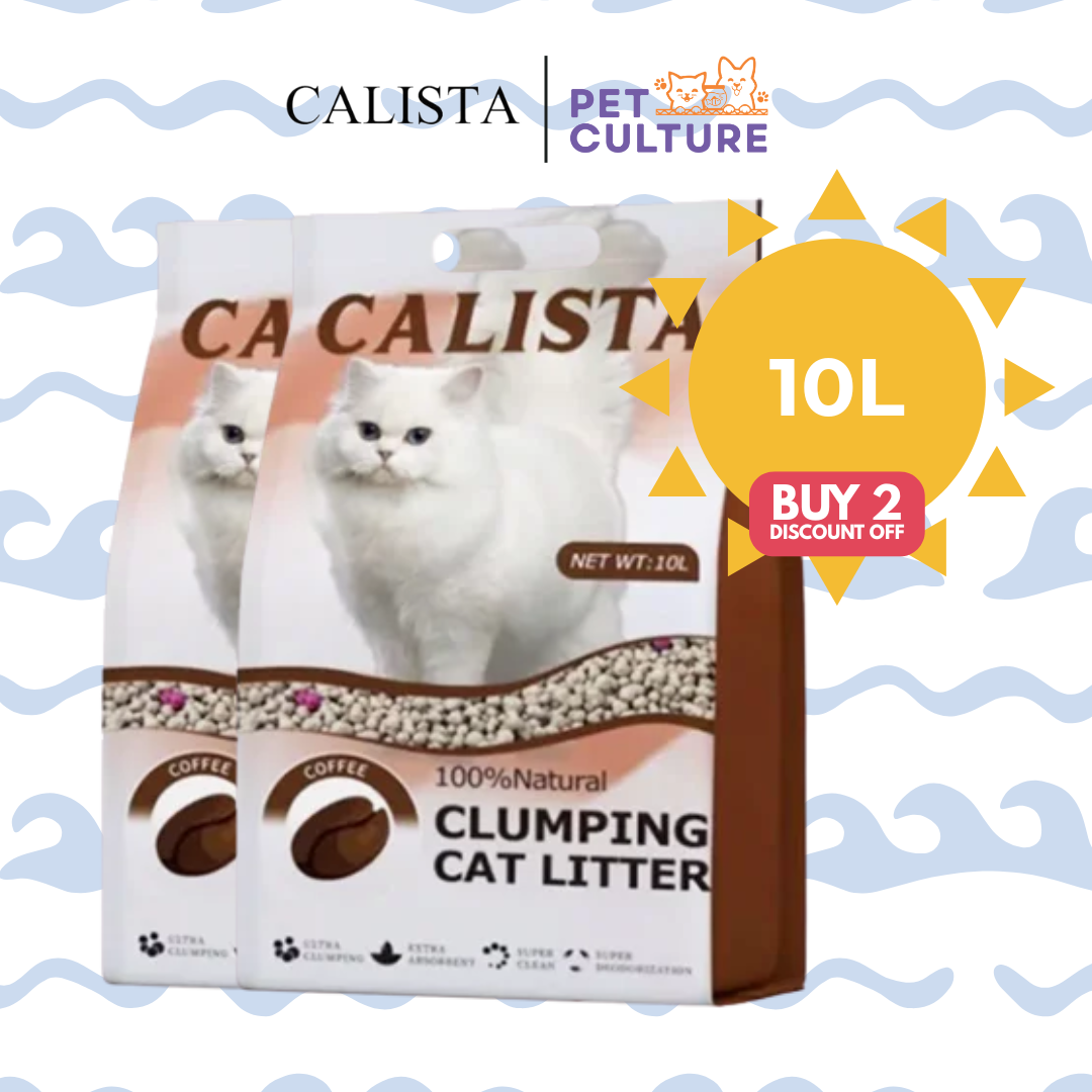 Buy 2 Discount Off Calista Clumping Cat litter Coffee Scent 10L