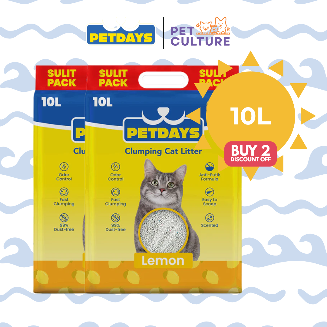 Buy 2 Discount Off Petdays Cat Litter Lemon 10L