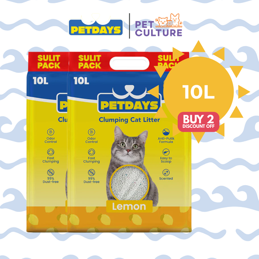Buy 2 Discount Off Petdays Cat Litter Lemon 10L