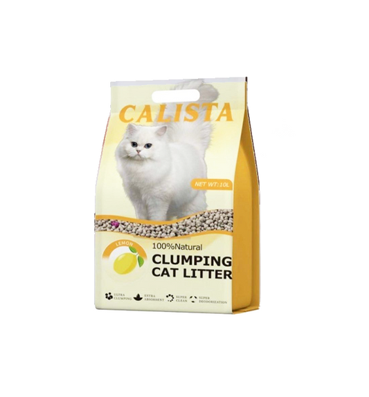 Calista Clumping Cat litter Lemon Scent 10L