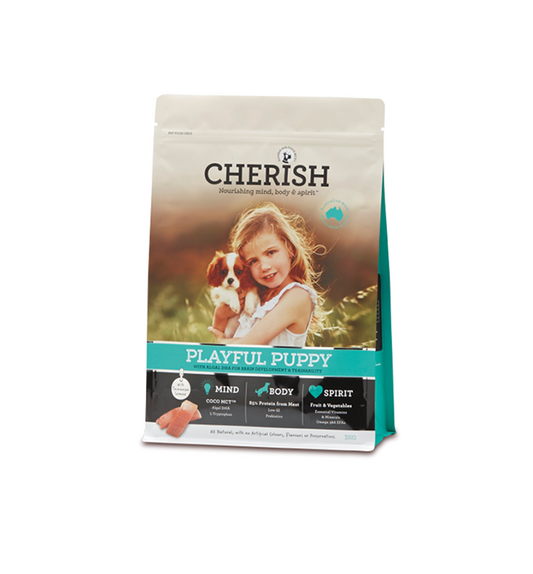 Cherish Playful Puppy Dry Dog Food 3kg