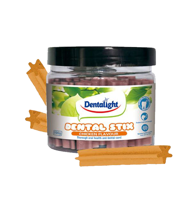 Dentalight Dental Stix Dog Treats Chicken 220g