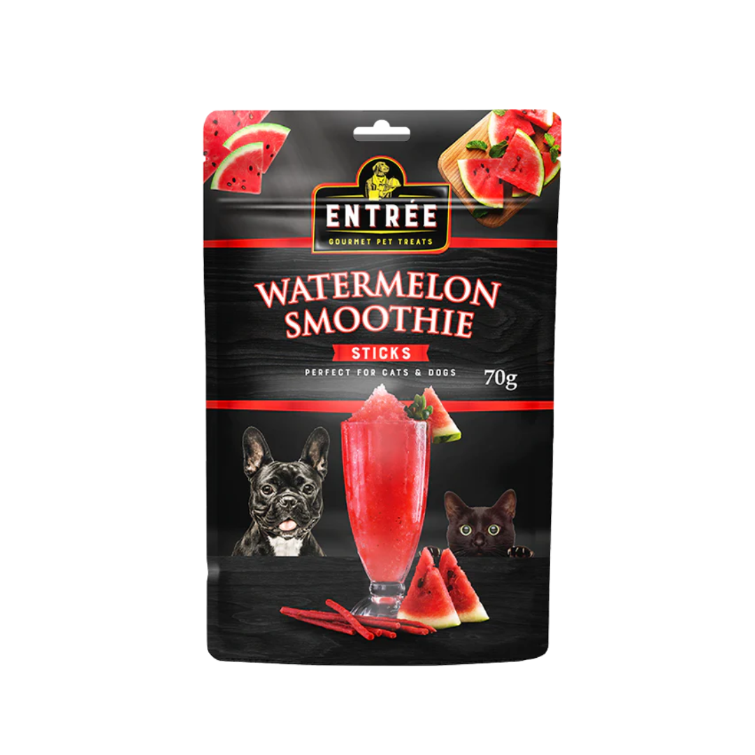 Entree Gourmet Pet Treats Watermelon Smoothie Sticks 70g