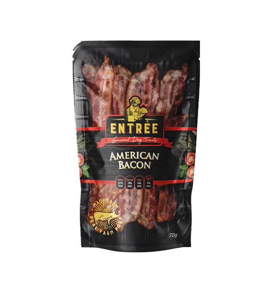 Entree Gourmet Dog Treats American Bacon 70g