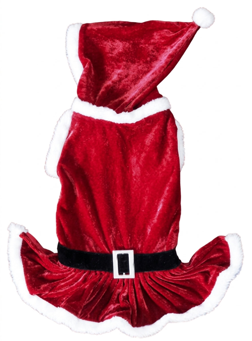 ODRA POOCH COUTURE PET CLOTHES SANTA DRESS M-XL