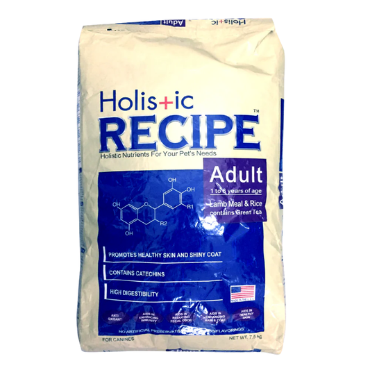 Holistic Recipe Adult Lamb Meal and Rice 7.5kg