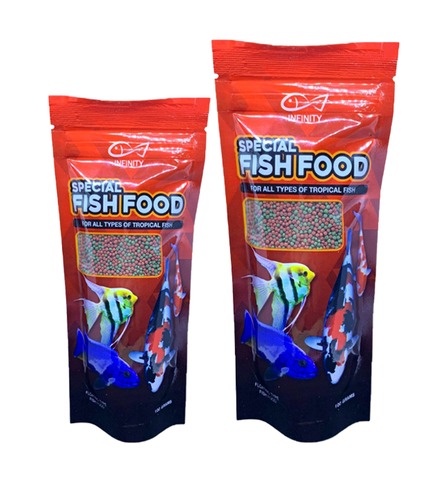 Infinity Special Fish Food 100 Grams For All Types Of Tropical Fish